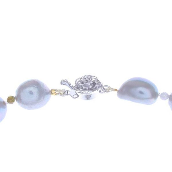 Alternate image for Cultured Freshwater Pearl and Tourmaline Beaded Necklace Sea Journey in Rainbow
