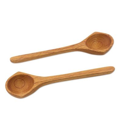 Alternate image for Cedar serving spoons Pair Natures Bounty