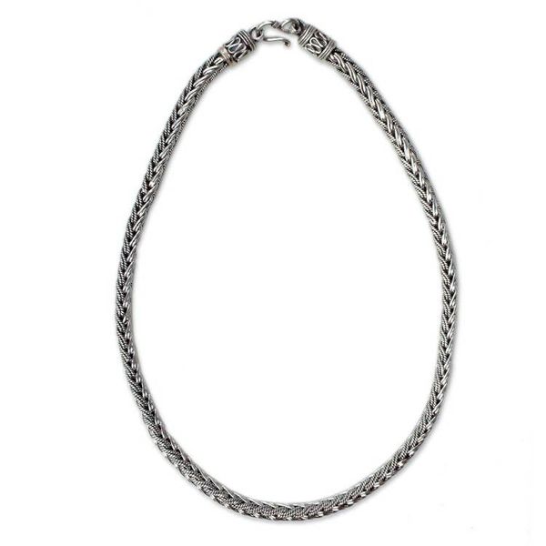 Alternate image for Womens sterling silver chain necklace Down to the Wire