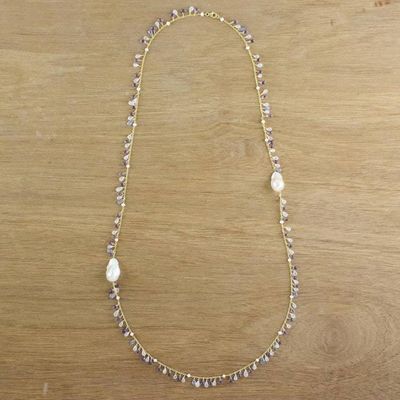 Primary image for Gold Plated Multi-Gemstone Necklace from Thailand Made in Heaven