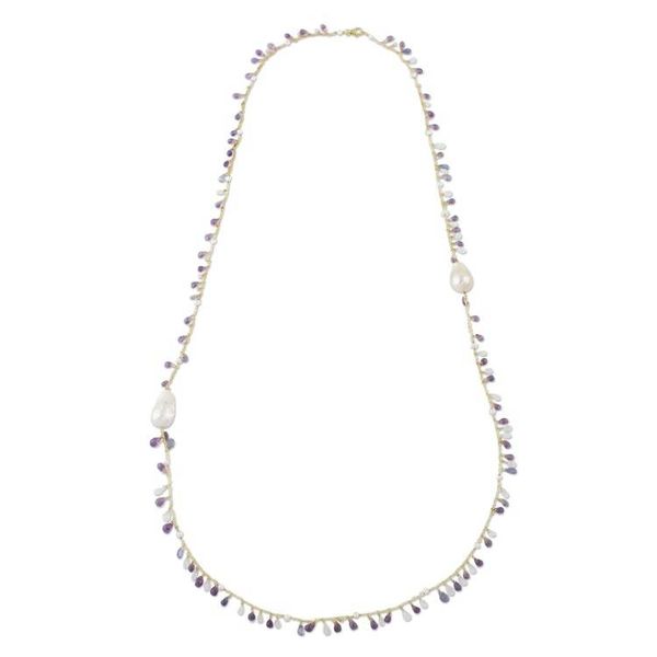Alternate image for Gold Plated Multi-Gemstone Necklace from Thailand Made in Heaven