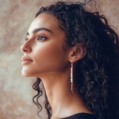 Alternate image for 24k Gold-Accented Silver Cultured Pearl Waterfall Earrings Chic Glow