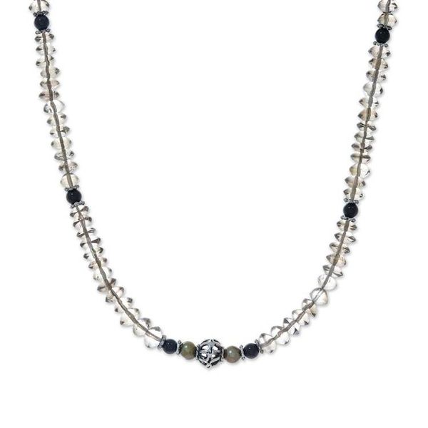 Alternate image for Pearl and quartz choker Summer Day