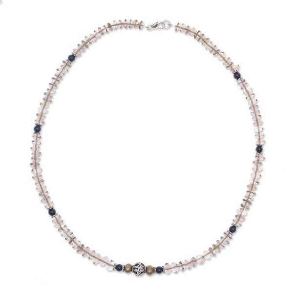 Alternate image for Pearl and quartz choker Summer Day