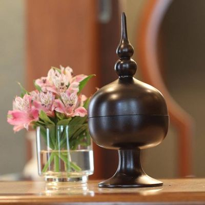 Alternate image for Mango wood jar Thai Temple