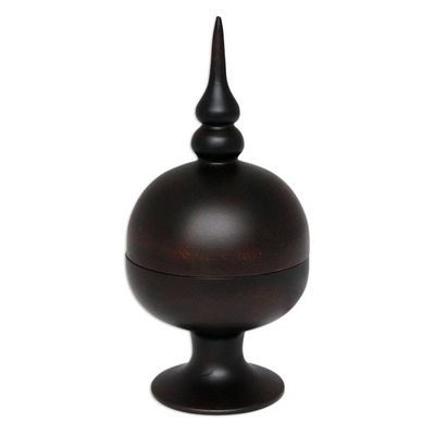 Alternate image for Mango wood jar Thai Temple