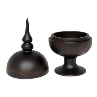 Alternate image for Mango wood jar Thai Temple