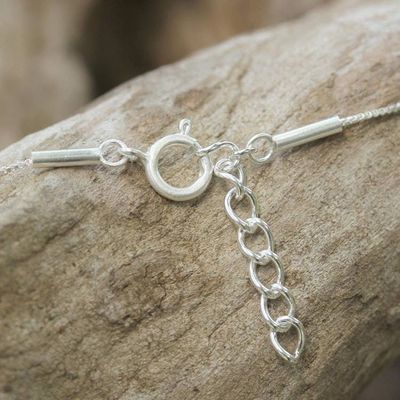 Alternate image for Thai Sterling Silver Elephant Relief Pendant Necklace Always Elegant