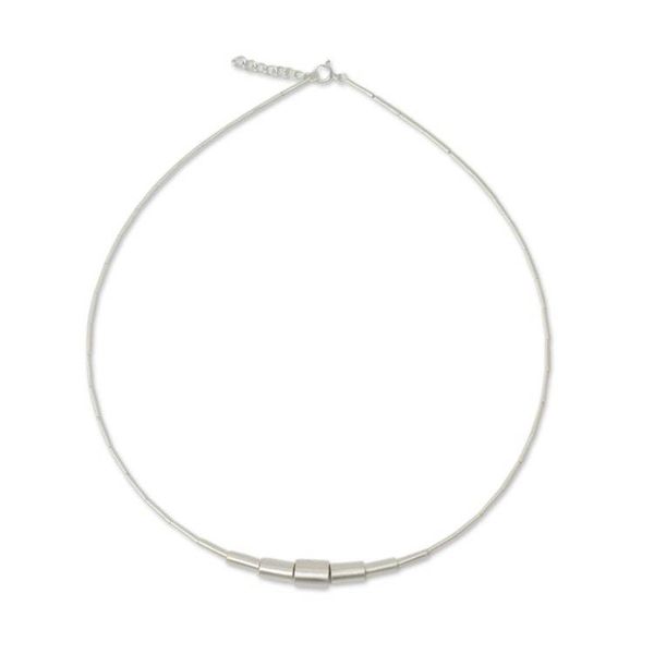 Alternate image for Artisan Crafted Sterling Silver Necklace Future Chic