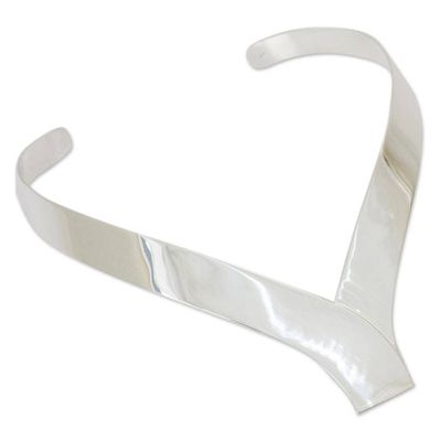 Alternate image for Unique Sterling Silver Collar Necklace Seduction