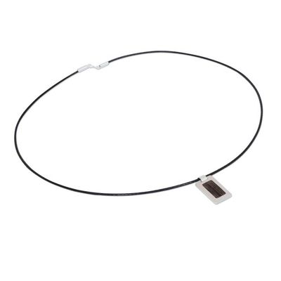 Alternate image for Mens Wood Pendant Necklace Urban Hero