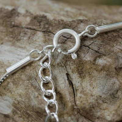 Alternate image for Sterling Silver Treble Clef Heart Pendant Necklace Thailand Lovely Melody
