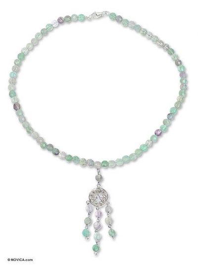 Alternate image for Fluorite choker Season of Love