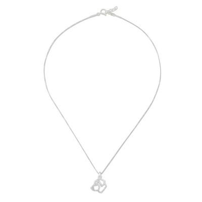 Alternate image for Handcrafted Sterling Silver St Bernard Dog Pendant Necklace St. Bernard