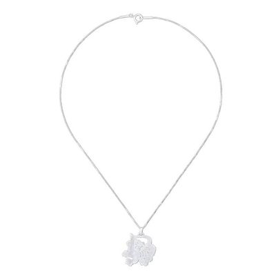 Alternate image for Sterling Silver Pendant Necklace Chinese Zodiac Tiger