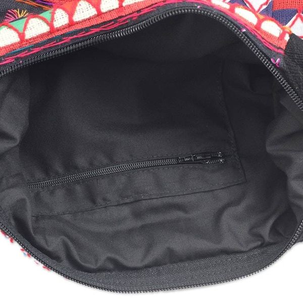 Alternate image for Hand Crafted 100 Cotton Colorful Shoulder Bag from Thailand The Carnival