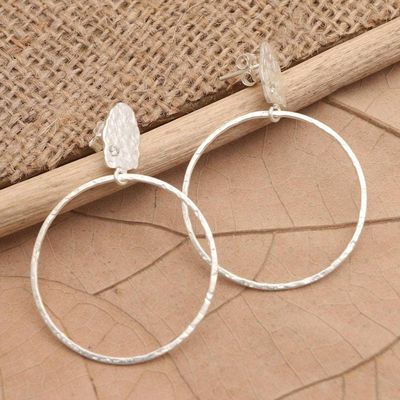 Primary image for Cubic Zirconia and Sterling Silver Dangle Earrings Euphoria in Silver