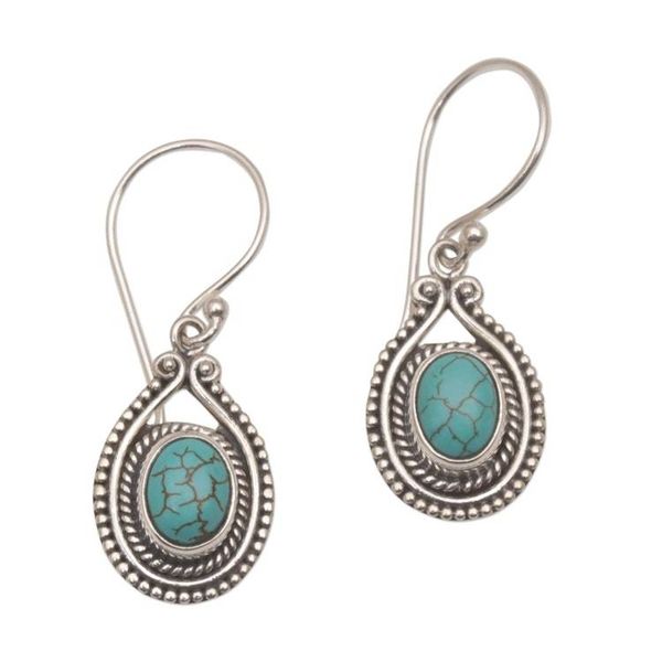 Alternate image for Handmade 925 Sterling Silver Earrings Indonesia Daydreaming