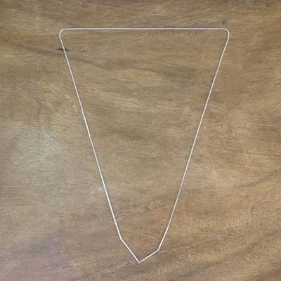 Alternate image for Handmade 925 Sterling Silver Necklace from Thailand Bare Minimalism