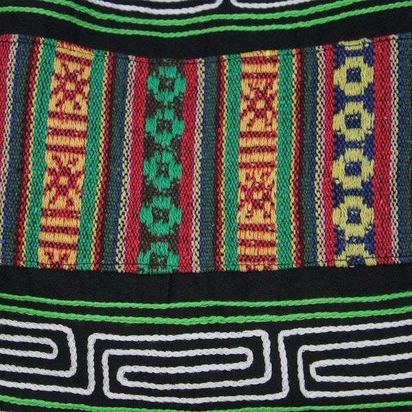 Alternate image for Embroidered Multicolored Cotton Shoulder Bag from Thailand Thai Hillside
