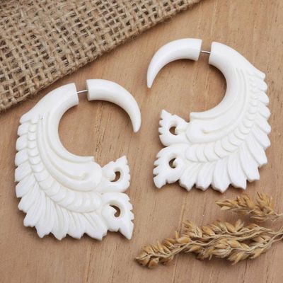 Primary image for Hand-Carved Wing Drop Earrings from Bali Heaven Wings