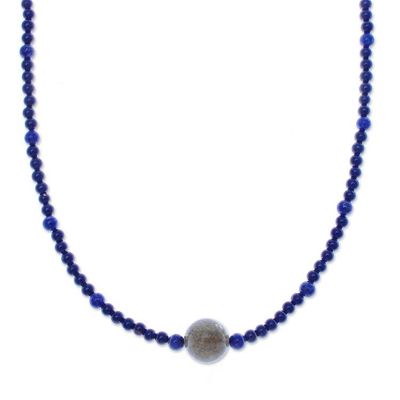 Alternate image for Handmade Onyx Necklace Neptunes Queen