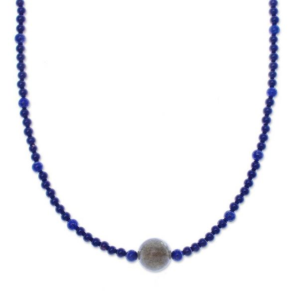 Alternate image for Handmade Onyx Necklace Neptunes Queen