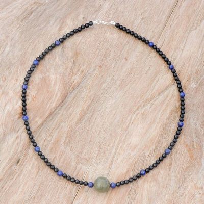 Alternate image for Handmade Onyx Necklace Neptunes Queen