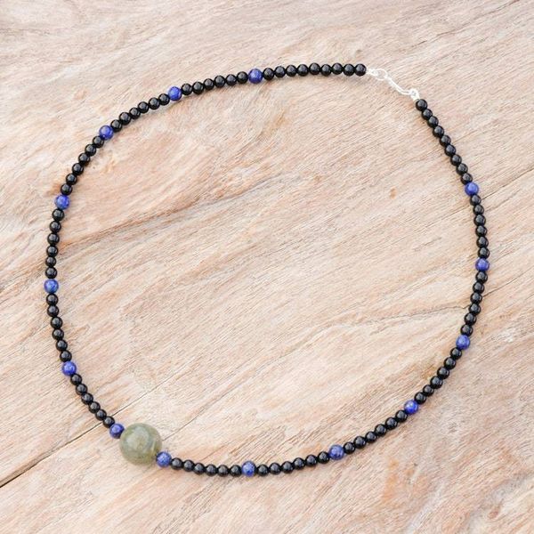 Alternate image for Handmade Onyx Necklace Neptunes Queen