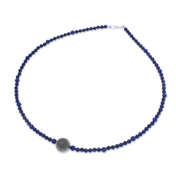 Alternate image for Handmade Onyx Necklace Neptunes Queen