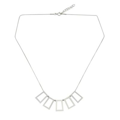 Alternate image for Fair Trade Thai Jewelry Sterling Silver Necklace Simply Unique