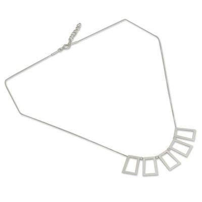 Alternate image for Fair Trade Thai Jewelry Sterling Silver Necklace Simply Unique