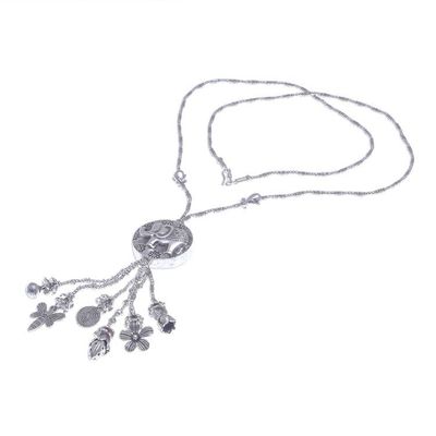 Alternate image for 950 Silver Elephant Charm Pendant Necklace Elephant Charm