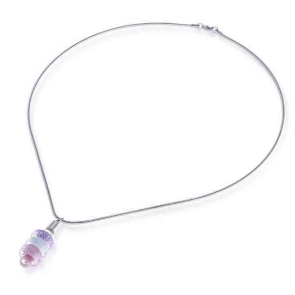 Alternate image for Thai Multicolor Handblown Glass Beaded Pendant Necklace Dreamy Amulets