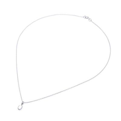 Alternate image for Natural Rainbow Moonstone Sterling Silver Pendant Necklace Pure Inspiration