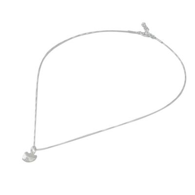Alternate image for Geometric Cat Sterling Silver Pendant Necklace from Thailand Cat Lover