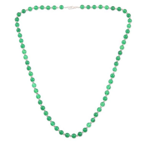 Alternate image for Hand Crafted Green Onyx Beaded Necklace from India Supernatural