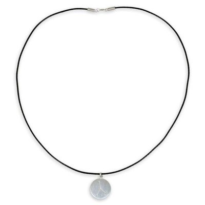 Alternate image for Sterling Silver Zodiac Cancer Necklace with White Topaz Constellation Cancer