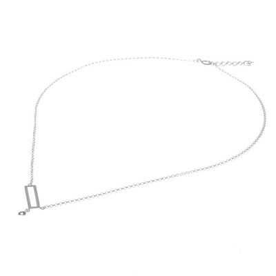 Alternate image for Rectangular Peridot Pendant Necklace from Thailand Rectangle Dazzle