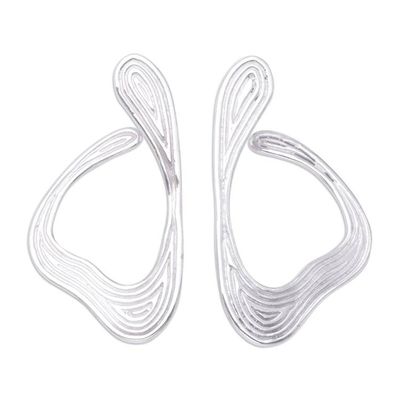 Primary image for Sterling Silver Drop Earrings Handcrafted in Bali Winding Ways