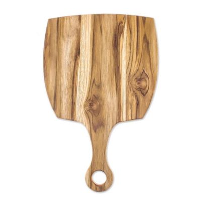 Alternate image for Handcrafted Teak Wood Cutting Board from Thailand Cook with Love