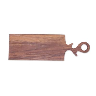 Alternate image for Artisanal Teak Wood Charcuterie Board from Thailand Great Meal