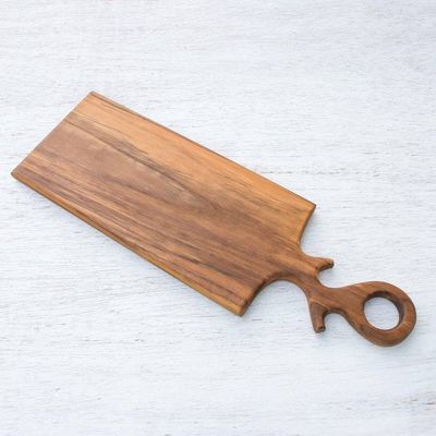 Alternate image for Artisanal Teak Wood Charcuterie Board from Thailand Great Meal