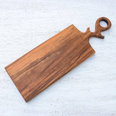 Alternate image for Artisanal Teak Wood Charcuterie Board from Thailand Great Meal