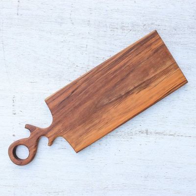Alternate image for Artisanal Teak Wood Charcuterie Board from Thailand Great Meal