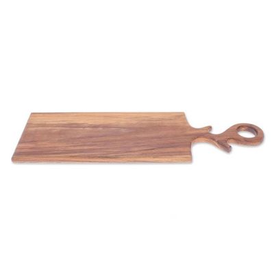 Alternate image for Artisanal Teak Wood Charcuterie Board from Thailand Great Meal