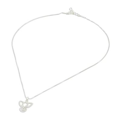 Alternate image for Sterling Silver Elephant-Themed Necklace from Thailand Majestic Profile