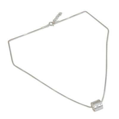 Alternate image for Sterling Silver Pendant Necklace Roving Elephants