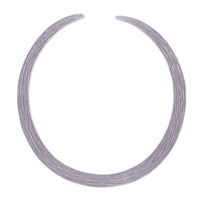 Alternate image for Hand Made Silver Choker from Thailand Mystic Mind