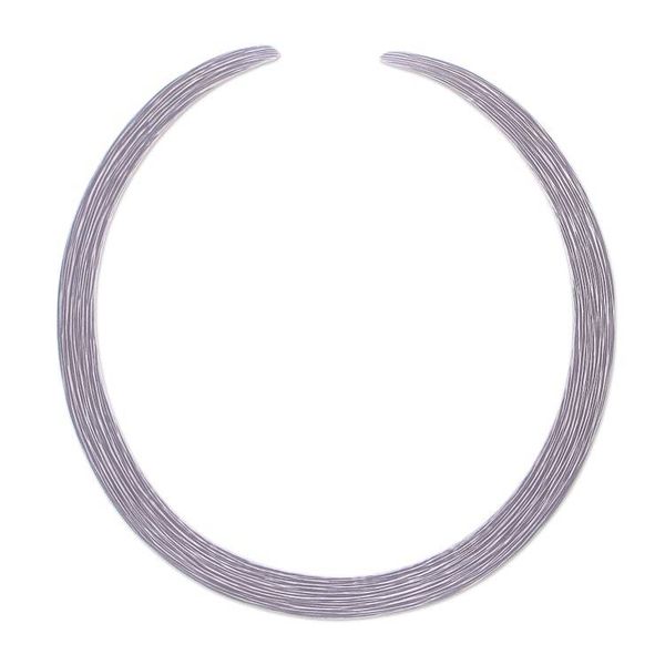 Alternate image for Hand Made Silver Choker from Thailand Mystic Mind